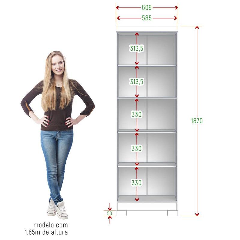 Armário Multiuso Max Plus 2 Portas Natura/off White Zanzini